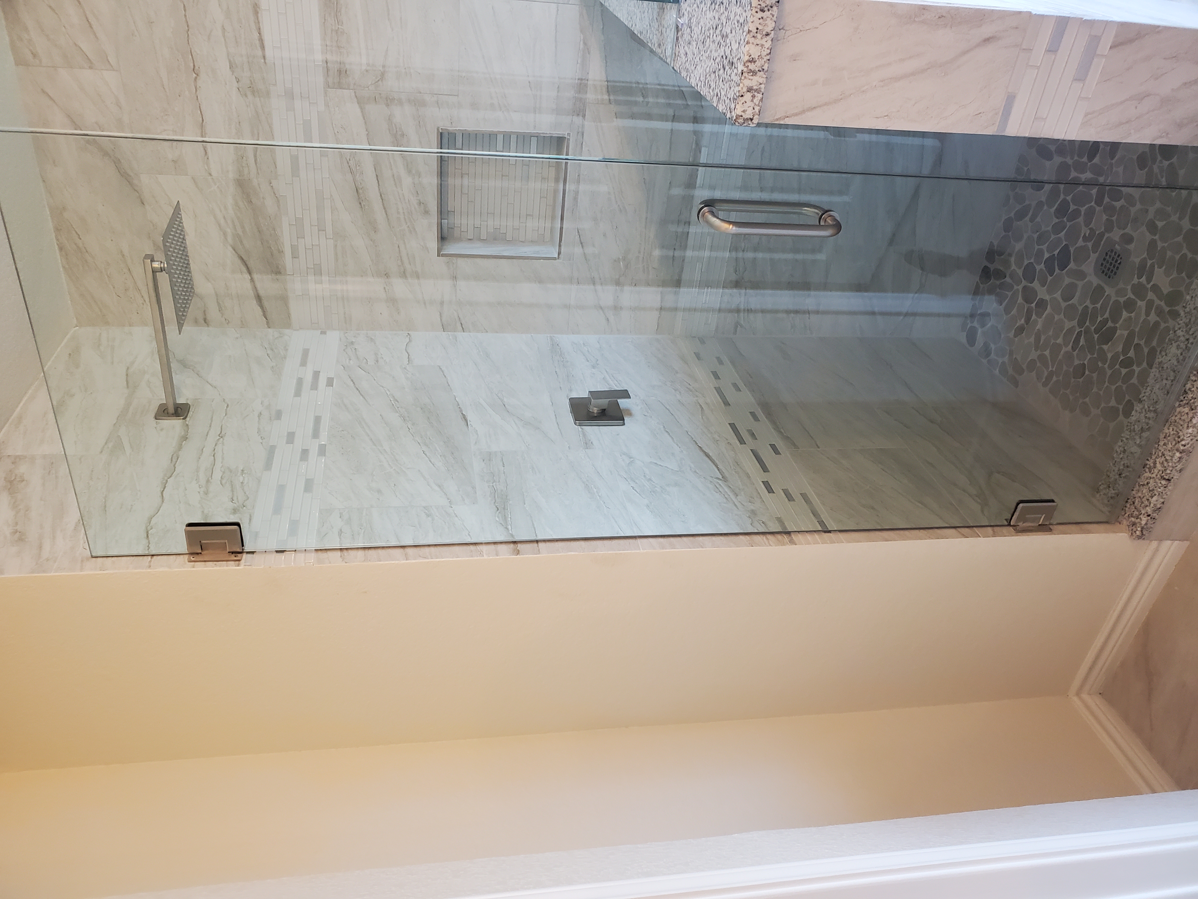 Custom shower enclosure installation in Killeen TX